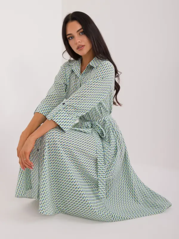 LAKERTA Dress-LK-SK-509673.13-white-green