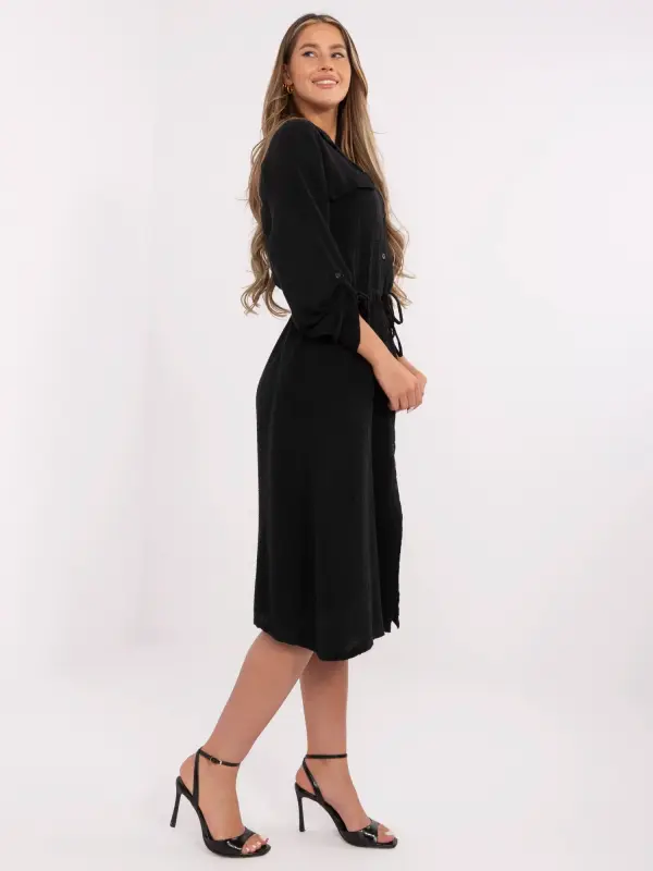 Italy Moda Dress-MI-SK-91166.73-black