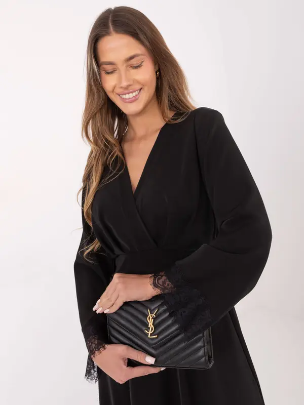 Italy Moda Dress-MI-SK-92477.18P-black