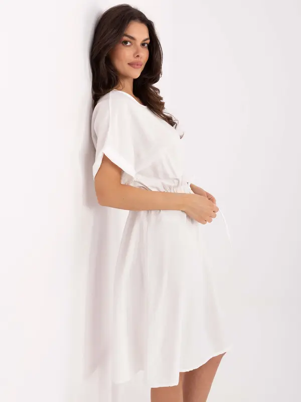 Italy Moda Dress-MI-SK-A63751.67-white