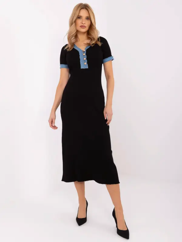 Vinceotto Dress-NM-SK-K439.78-black