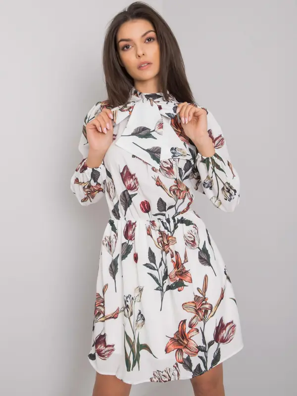 RUE PARIS Dress-RO-SK-E01.49P-white-green