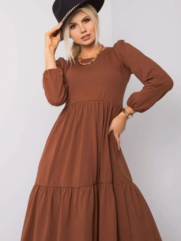 RUE PARIS Dress-RV-SK-5832.18X-brown