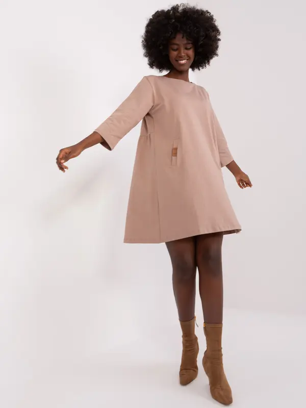 RELEVANCE Dress-RV-SK-6274.36P-dark beige