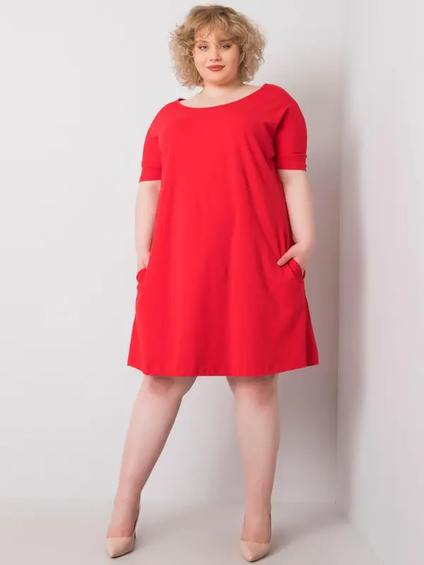 BASIC Feel Good Dress-RV-SK-6639.02X-red