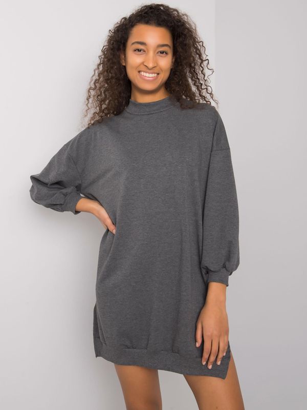 RUE PARIS Dress-RV-SK-7207.03-dark gray
