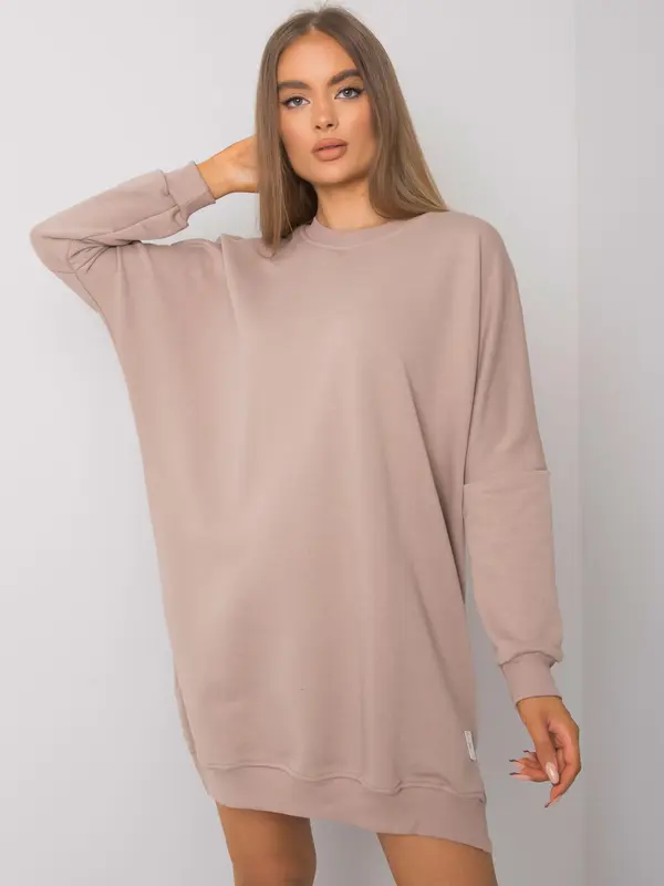 RUE PARIS Dress-RV-SK-7216.95-dark beige