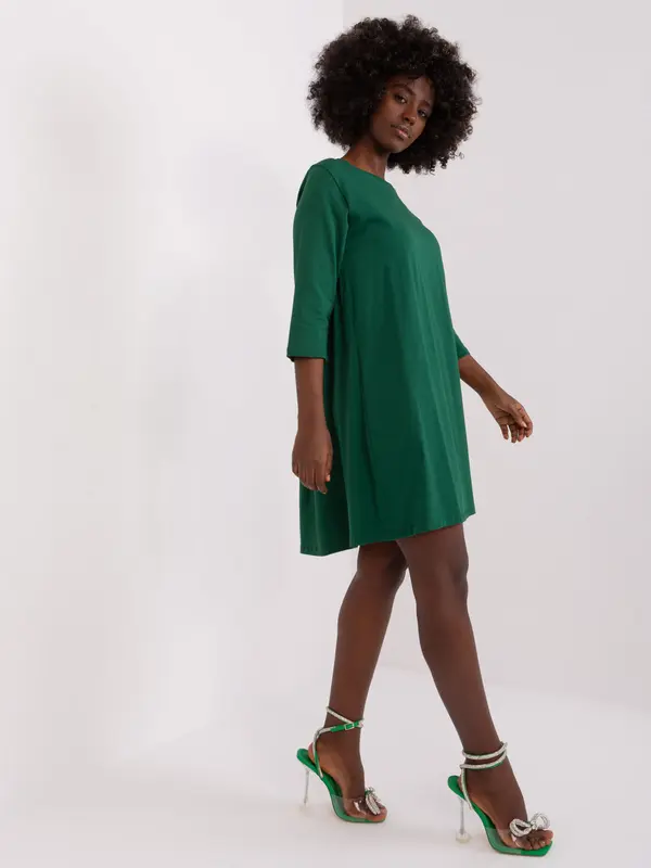 RUE PARIS Dress-RV-SK-7321.70-dark green