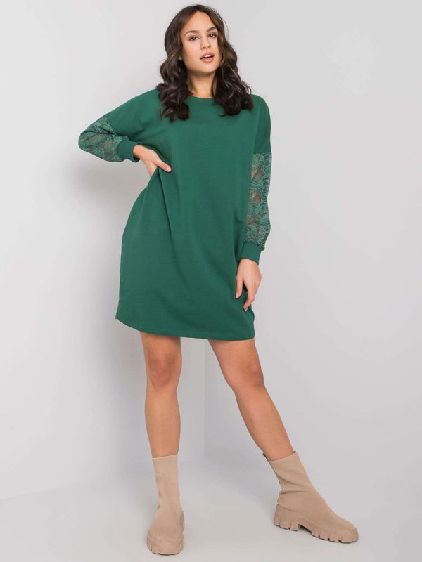 RUE PARIS Dress-RV-SK-7345.73-dark green