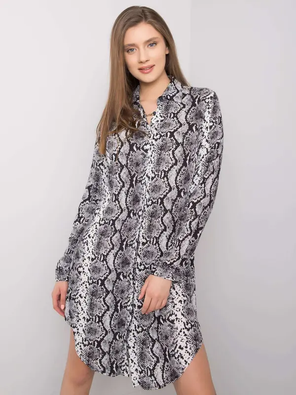 RUE PARIS Dress-TO-SK-1103-5.31P-white-black