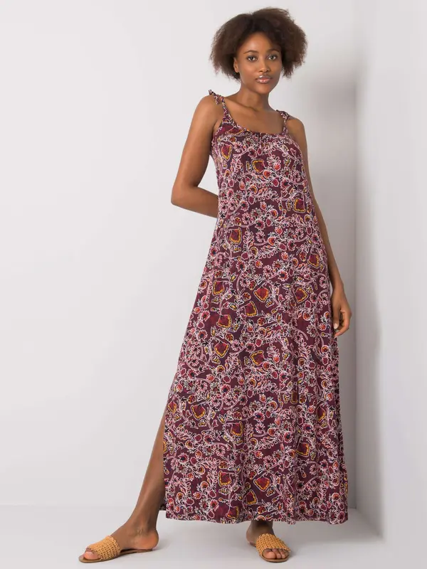 Factory Price Dress-TO-SK-1571.36P-burgundy