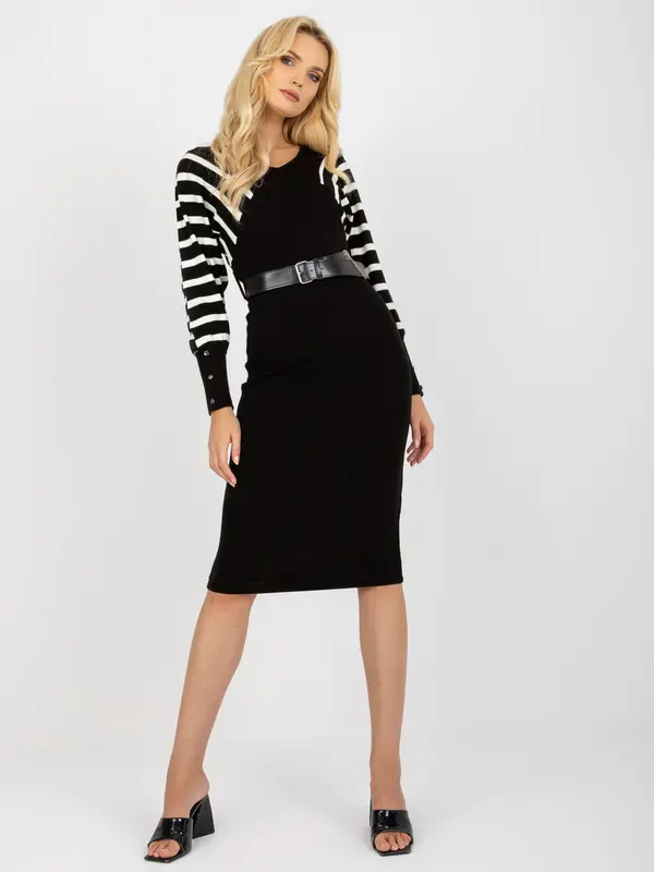 Och Bella Dress-TW-SK-BE-1540.22-black-white