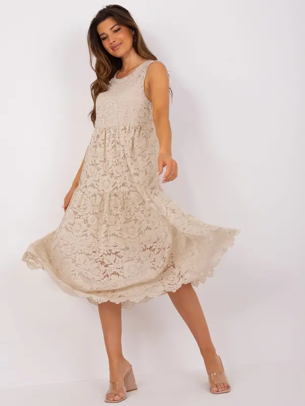 Och Bella Dress-TW-SK-BI-8246.37X-beige