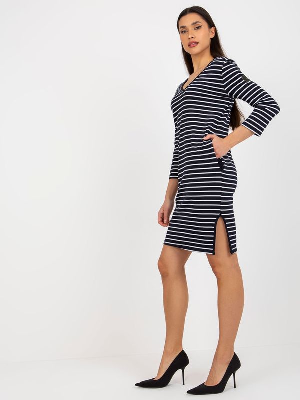Och Bella Dress-TW-SK-BL-1010.74-navy blue