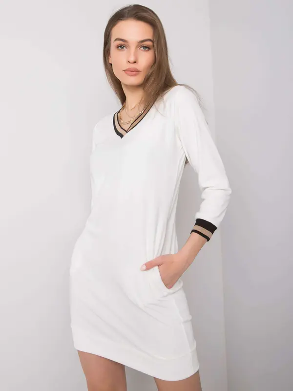 RUE PARIS Dress-WN-SK-001.09-ecru