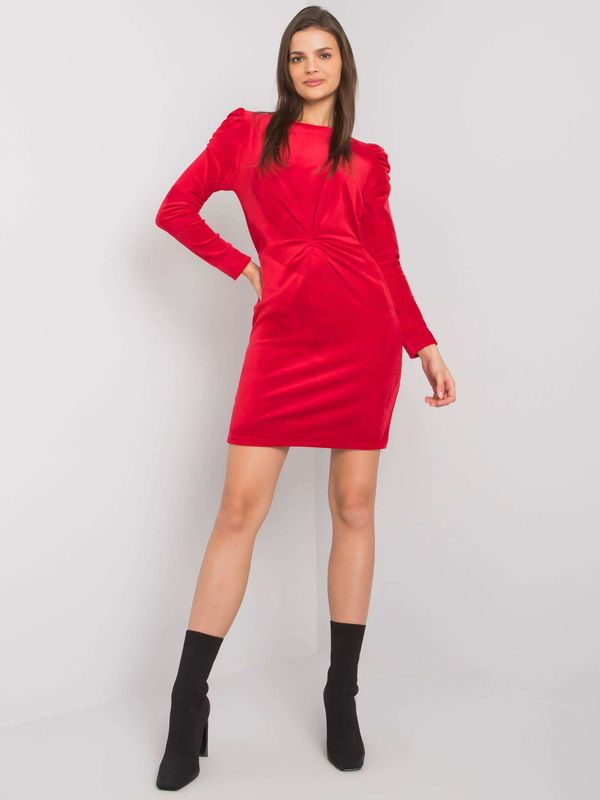 RUE PARIS Dress-WN-SK-H614.34X-red