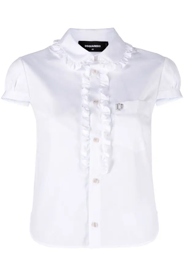 Dsquared2 Dsquared2 bijela bluza kratkih rukava