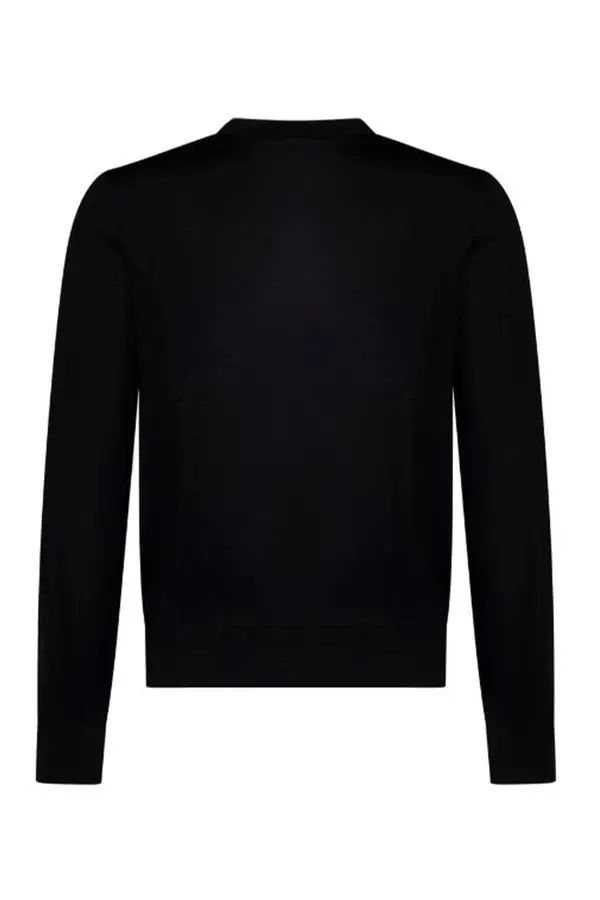 Dsquared2 Dsquared2 crni vuneni džemper
