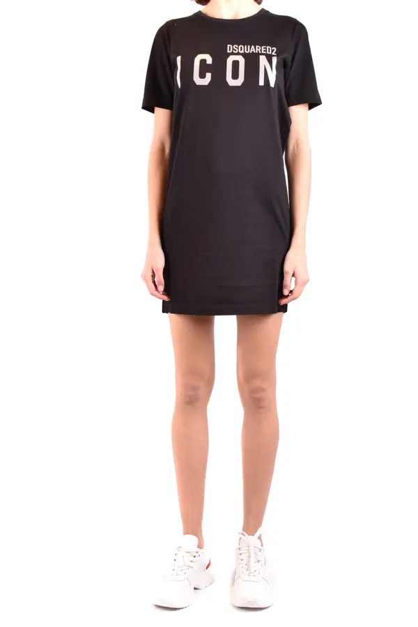 Dsquared2 Dsquared2 ICON crna haljina