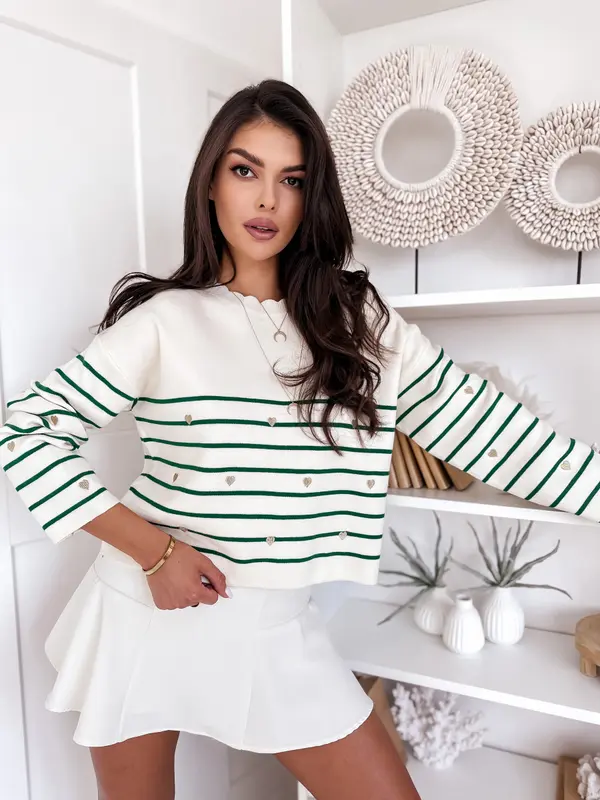 DStreet DStreet Sweter damski VELORIA zielony