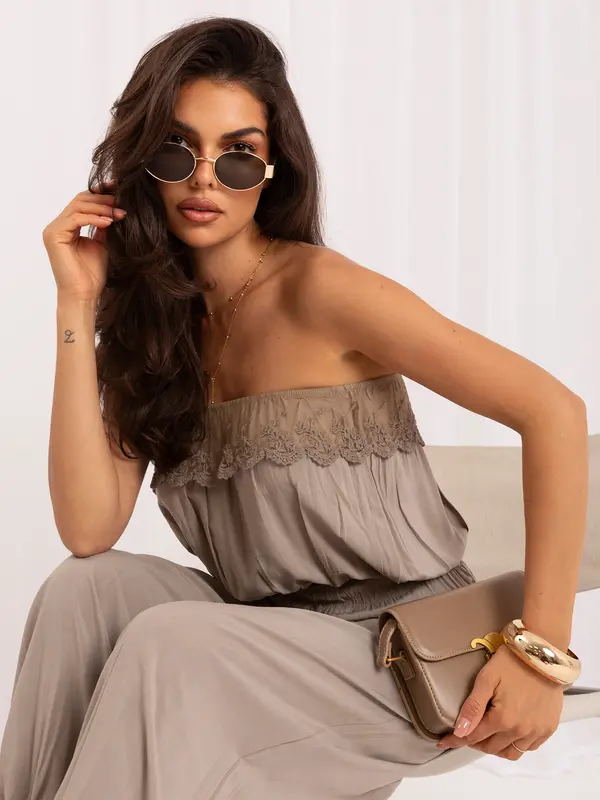 Italy Moda Dvodijelni set s crop topom