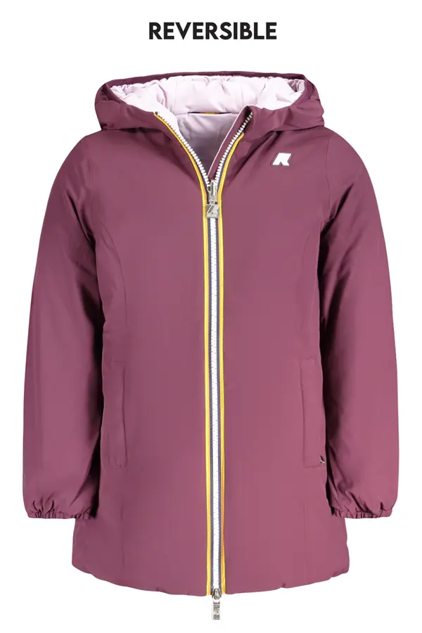 K-Way Dvostrana djevojačka jakna K-WAY ljubičasta