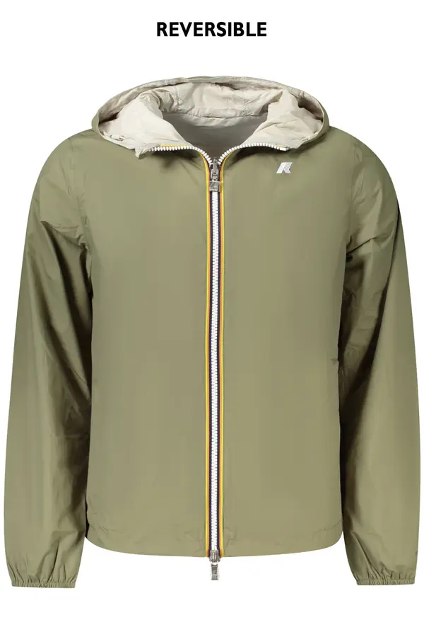 K-Way Dvostrana muška jakna K-WAY zelena