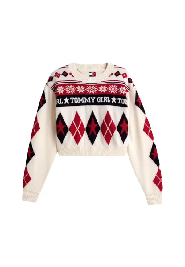 Tommy Hilfiger Jeans Džemper s uzorkom Tommy Hilfiger