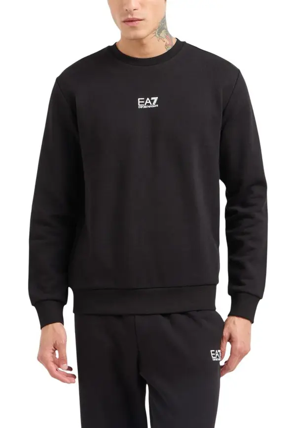EA7 EA7 Emporio Armani crna majica s kapuljačom