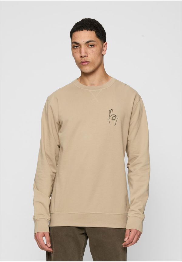 Mister Tee Easy Sign Crewneck darksand