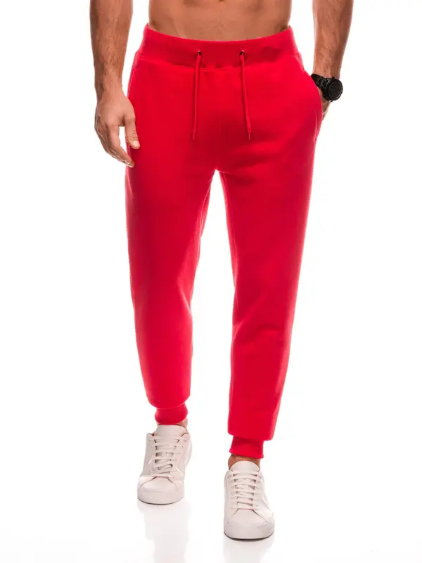 Edoti Edoti BASIC men's uniform sweatpants joggers - red