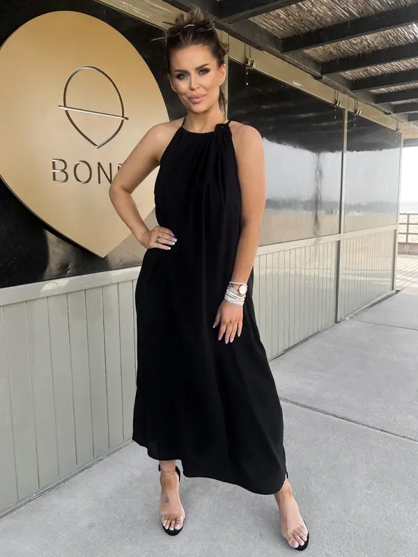 Edoti Edoti Linen maxi dress