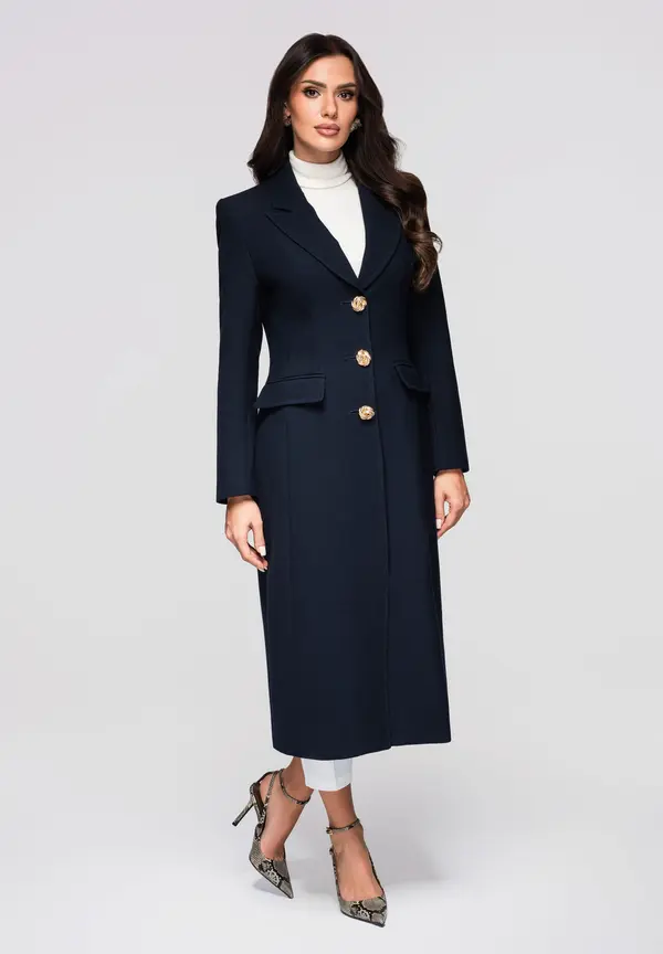 Edoti Edoti Women's waist coat with gold buttons LARICA OW-COLC-0103 v3
