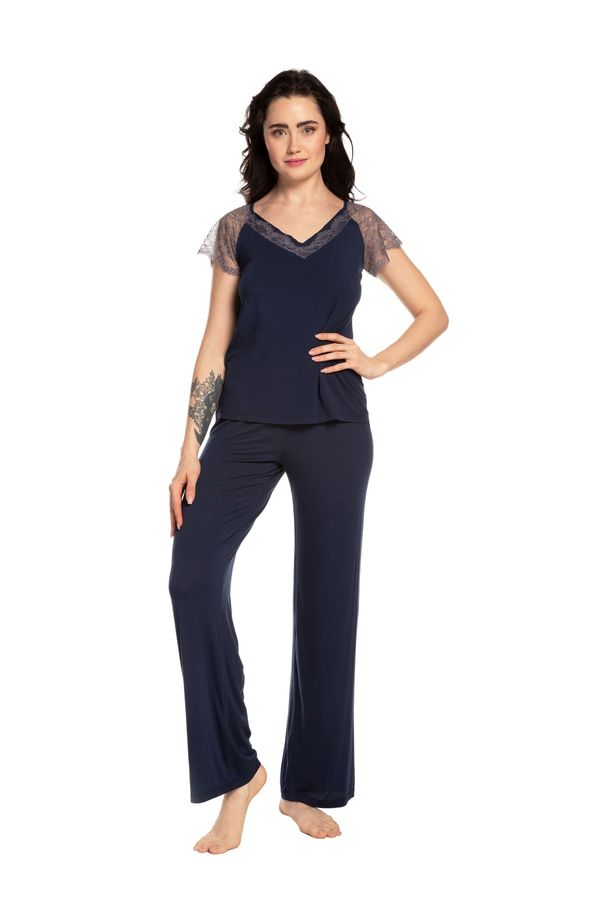 Effetto Effetto Woman's Pyjamas 03160 Navy Blue