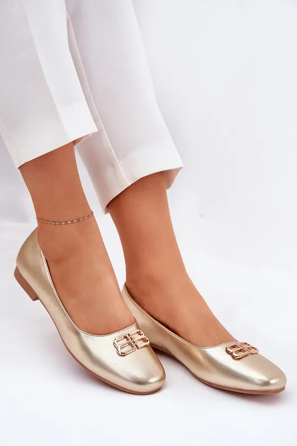 VINCEZA Elegant Ladies Ballerinas With Decoration Vinceza