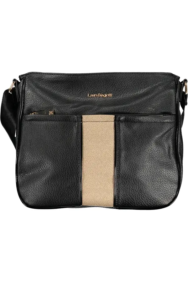 Laura Biagiotti Elegantna crna torba za rame