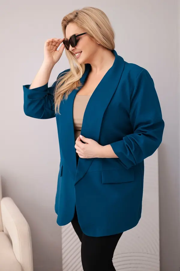 Kesi Włoski Elegantna Kesi jakna većih veličina