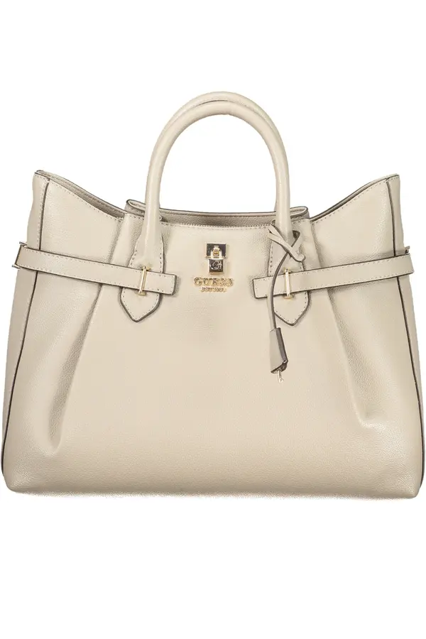 GUESS JEANS Elegantna kremasta torbica