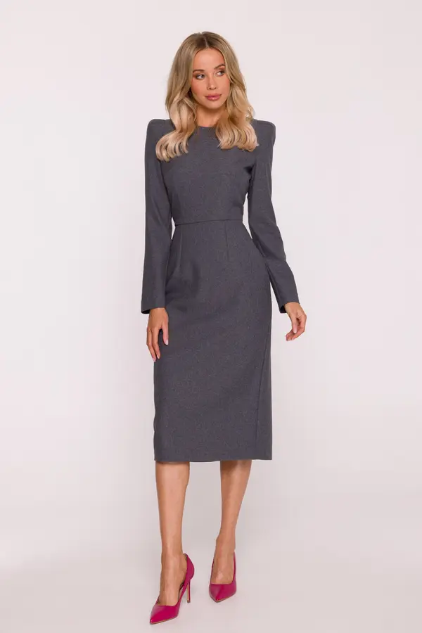 Stylove Elegantna ženska midi haljina uske kroja