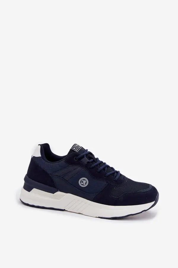 EVENTO EVENTO Men's Sports Sneakers On Platform Navy Hanirin