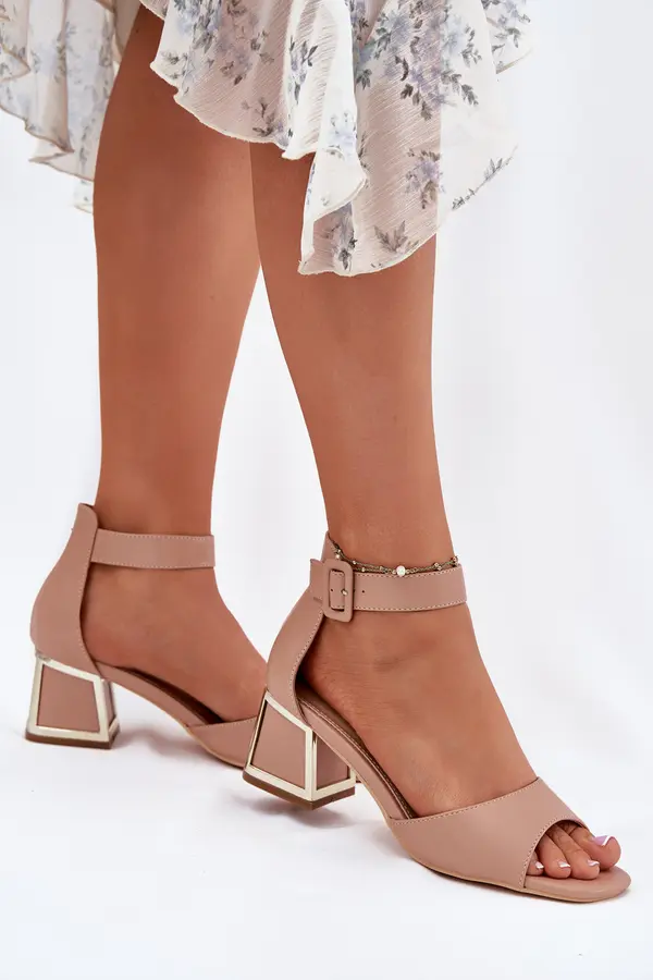 EVENTO EVENTO Women's Heeled Sandals Nude Zennia