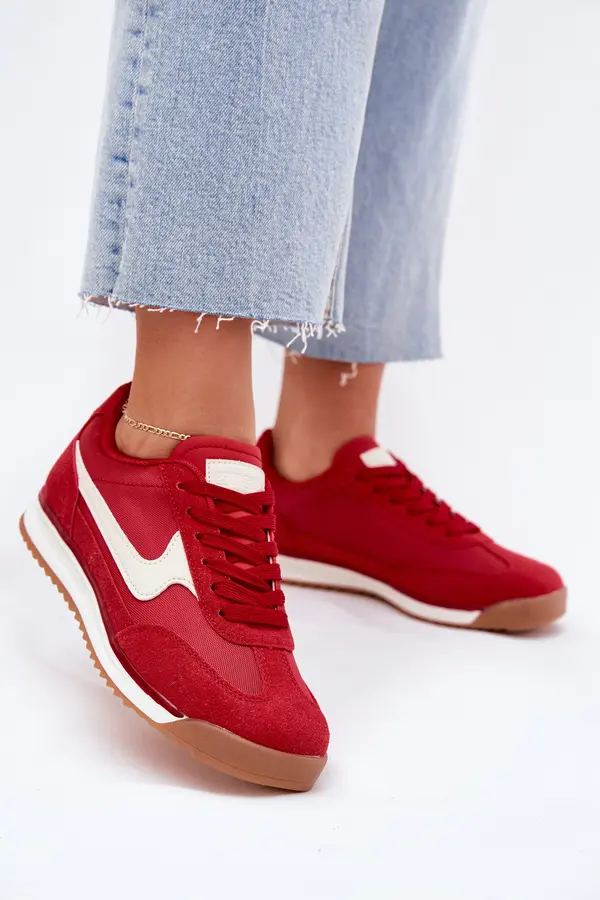 EVENTO EVENTO Womens Sports Shoes Sneakers Red Zerina