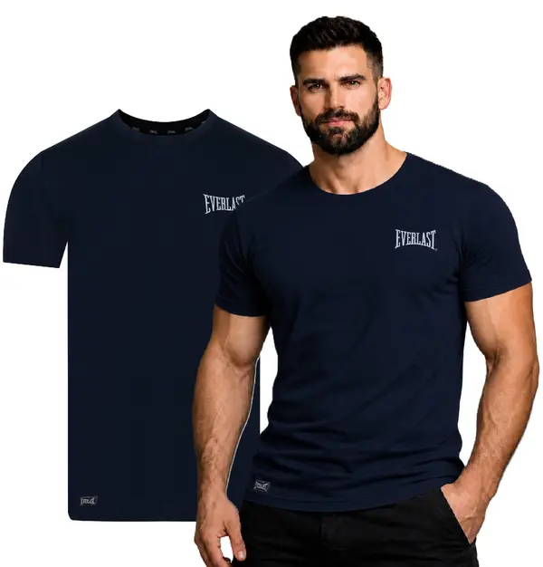 Everlast Everlast muška majica kratkih rukava El014 tamnoplava
