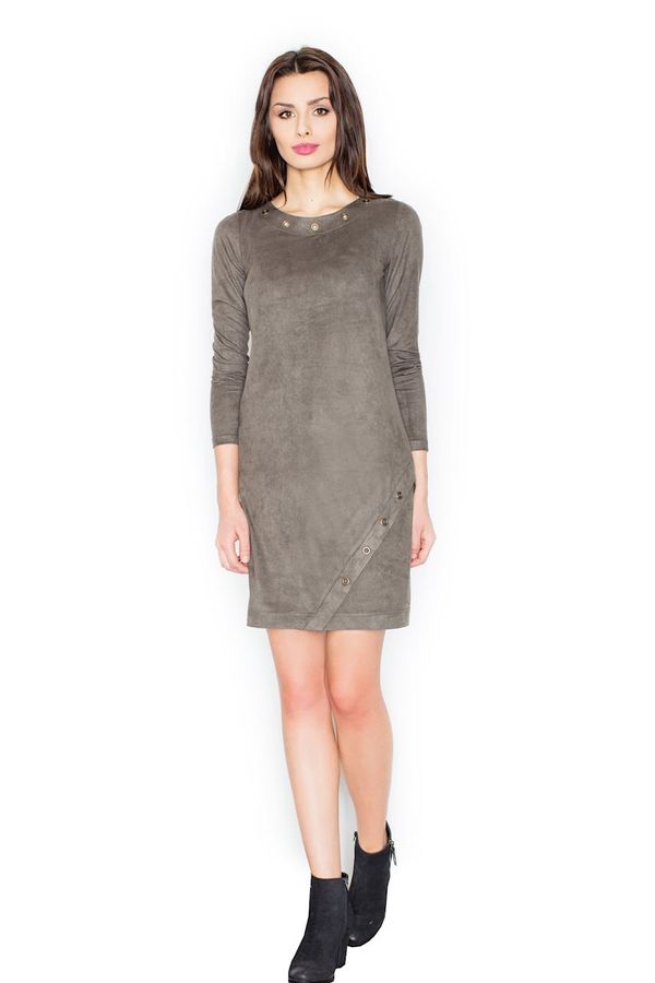 Figl Figl ženska haljina M455 Olive
