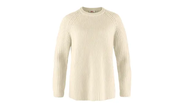 Fjallraven Fjällräven Övik Rebrasti pulover W Offwhite