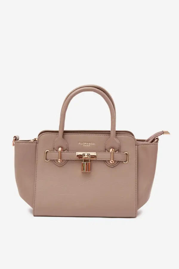 FLORA & CO Flora&amp;Co bež torbica od sintetičke kože