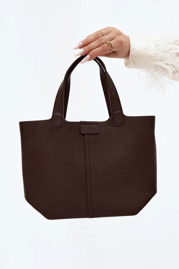 FLORA & CO Flora&amp;Co Blaire čokoladna torbica od eko kože