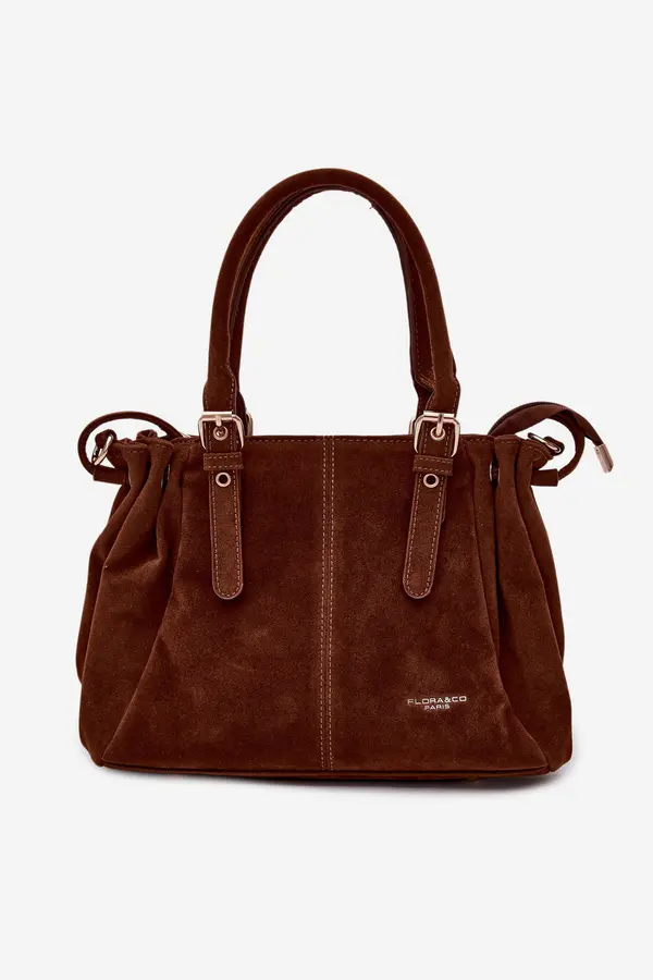 FLORA & CO Flora&amp;Co Camel Vessia eko torba od brušene kože