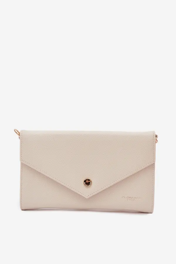 FLORA & CO Flora&amp;Co Clutch novčanik 2 u 1 svijetlo bež boje