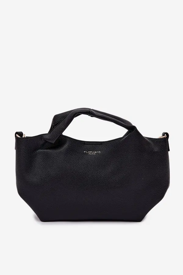 FLORA & CO Flora&amp;Co Crna torbica od imitacije kože